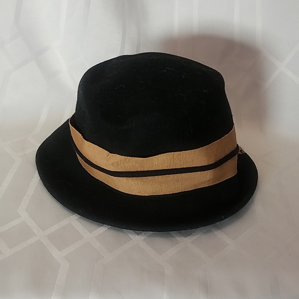 Olive Branch Bollman Hat Co. Vintage 100% wool hat